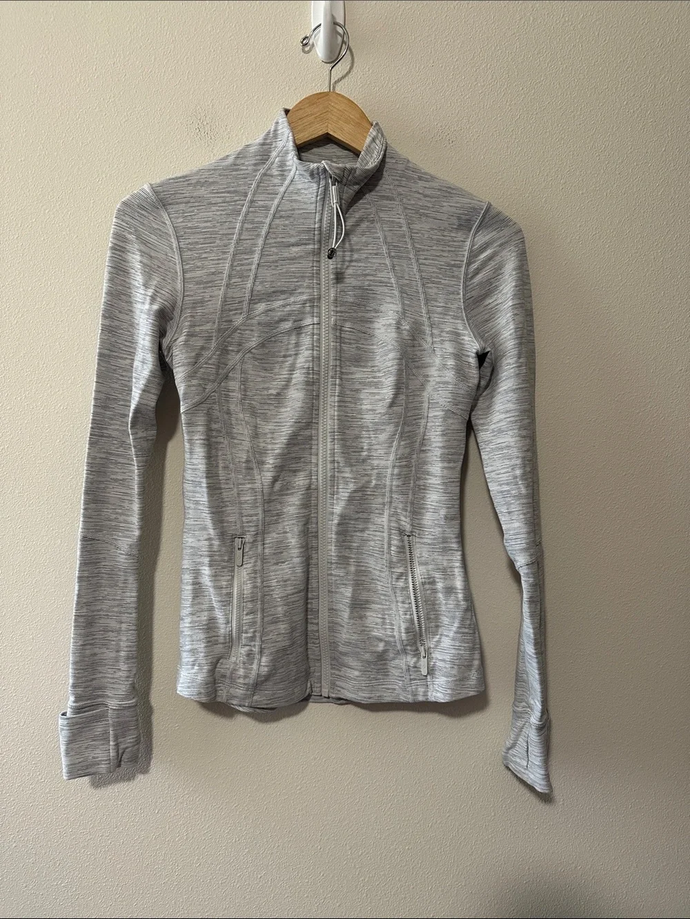 Lululemon Define Jacket LUON Wee Are From Space Nimbus Battleship W4AWDS size 6
